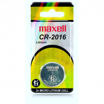 CR2016  Pile bouton CR2016 3V lithium Maxell