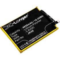 CE-MTJK50   Pile de remplacement pour téléphone mobile Motorola JK50; P30 Note, XT1942