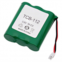 TCB-112   Pile de remplacement pour téléphone sans-fil Ni-CD 3.6V 600mAh