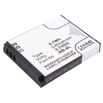 CD-CA6L   Photo Camera Replacement Battery for Canon NB-6L