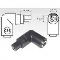 C23   Connecteur pour LBAC/LBDC 7.3 x 7.5 mm
