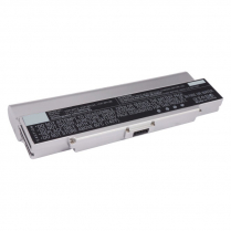 LB-SOBPL9SX   Replacement Laptop Battery for Sony VAIO VGN-AR/CR/NR - VGP-BPL9 (Silver) (XL)