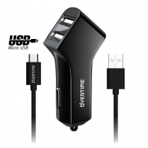 OTCMI2A chargeur automobile double USB + câble micro-USB