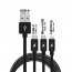 CLEC-DC507   Data/Charge Cable USB-A to Micro-USB/USB-C/Lightning 1.2m