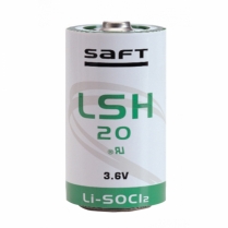 LSH20BA   Lithium Battery 3.6V D Saft High-Rate/Pulse