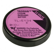 TL-5134  Memory Backup Lithium Battery 3.6V 1000mAh 3-Pin Tadiran