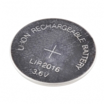 LIR2016   Cellule bouton Li-Ion 3.6V 12mAh