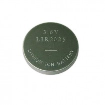 LIR2025   Li-Ion Button Cell 3.6V 20mAh