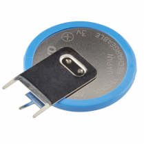 ML2430-VS1  Pile bouton lithium rechargeable 3V avec 3 "pins" PC