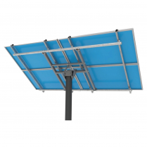 TTP-A-4HW   Support PV sur poteau pour 4 modules de 60/72 cellules - Orientation paysage (Vents forts)
