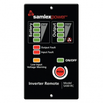 SAM-RC   Télécommande pour onduleurs Samlex série SAM avec câble 10'