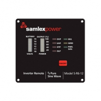 S-R6-12   (Discontinué) Télécommande avancée pour onduleurs Samlex SA/SK 12V avec indicateurs à DEL