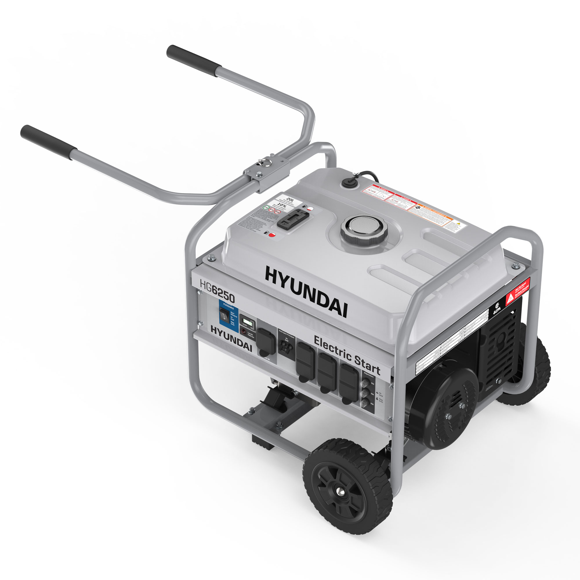 HG6250   Hyundai Conventional Generator 120/240V 5000/6250W with Electric Start