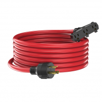 EC25058   Energizer All-Weather Extension Cord – 25′, 30A Twist-Lock Male/3x 15A Female