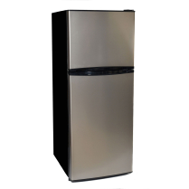 REF-283SS   12/24V 2-Door Refrigerator/Freezer 10 ft³ Stainless Steel/Black