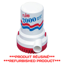 10   Rule Bilge Pump 12V 2000GPH