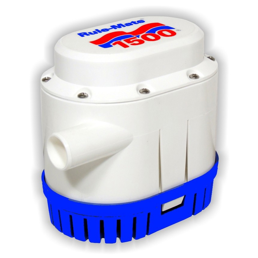 Rule-Mate 1500 Fully Automatic Bilge Pump – 1500 GPH, 12V (RM1500A)