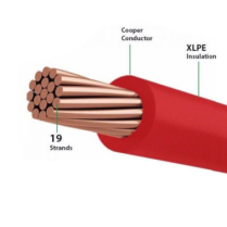 10AWG-PVNE-RD25   Untinned PV Cable RPVU90 10 AWG Red (roll of 25m / 82')