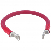 QC7631-001P   Jumper Cable 2 Lugs 2/0 AWG 17" Red (1)