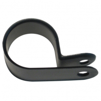 QC504631-100  Nylon Cable Clamp 5/8" Black (Pack of 100)