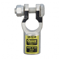 QC4060-005N   Quick Straight Clamp Connector 6/0 AWG or 250MCM Negative Crimp (Pack of 5)