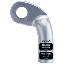 QC6321-005F   Left Elbow MagnaLug 1/0AWG 3/8" (Pack of 5)