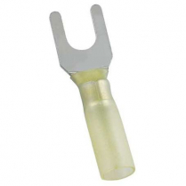 QC164426-025   Heat-Shrink Insulated Spade (Fork) Terminal 12-10 AWG #10 (Pack of 25)