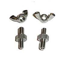 PC-0220-0888   M6 Insert to 5/16" Stud Adapter with Wing Nuts (PC-STUD)