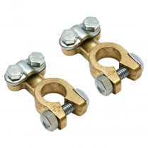 QC5066-002PN   Heavy Duty Battery Connector 6 - 2/0 AWG Brass (Pair)