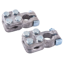 QC850161-050  Connecteur négatif pour poteau SAE à 3 voies en plomb 2-4/0 AWG (paquet de 50)