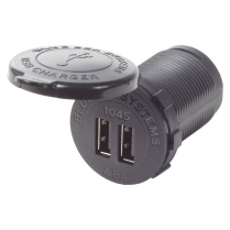 BS1045   12/24V Dual USB Charger 4.8A with Intelligent Device Recognition