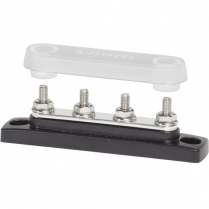 BS2315   Common 100A Mini BusBar with Cover - 4 x #10-32 Stud