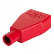 QC5722-025R   Red Straight Clamp Terminal Protector 4 AWG (Pack of 25)