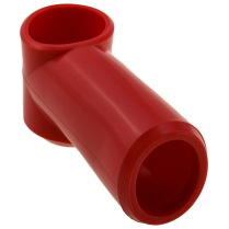 QC5736-025R  Protecteur de borne de connexion automobile 1/0-3/0 AWG PVC rouge (paquet de 25)