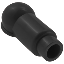 QC5737-005B  Protecteur de borne de démarrage robuste 1/0-2/0 AWG PVC noir (paquet de 5)