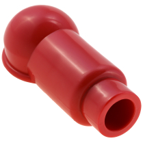QC5737-005R  Protecteur de borne de démarrage robuste 1/0-2/0 AWG PVC rouge (paquet de 5)