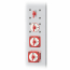 BS6005   Mini interrupteur de batterie On-Off avec clé, série m - Rouge