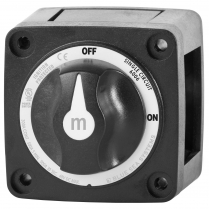 BS6006200   Mini interrupteur à pile On-Off avec bouton, série m - Noir