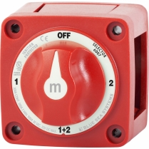 BS6007   m-Series Mini Selector Battery Switch - Red