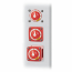 BS6011   m-Series Mini Dual Circuit Plus Battery Switch - Red