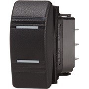 BS8283   Contura Switch SPDT Black ON-OFF-ON