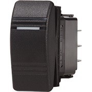 BS8284   Contura Switch SPDT Black (ON)-OFF-ON