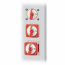 BS6004   Interrupteur ON-OFF avec clé de verrouillage - Rouge
