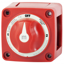 BS6008   m-Series Selector 3 Position Battery Switch - Red