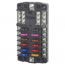 BS5031   ATO/ATC Fuse Block - 12 Circuits with Negative Bus
