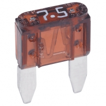 QC509105-025   Mini Blade Fuse ATM 7.5A Brown (Pack of 25)
