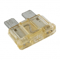 QC509130-025   Standard Blade Fuse ATC/ATO 25A Clear (Pack of 25)