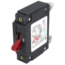 BS7250i   C-Series Toggle Circuit Breaker - Single Pole 100A IP Red