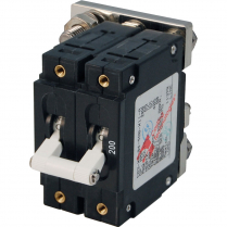 BS7269   C-Series Toggle Circuit Breaker - Double Pole 200A White (Paralleled)