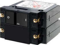 BS7416   A-Series Flat Rocker Circuit Breaker - Double Pole 40A